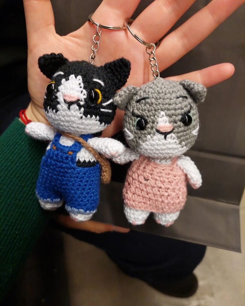 Mini Cat Amigurumi Free Pattern 3