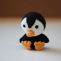 Mini Penguin Amigurumi Free Pattern 5