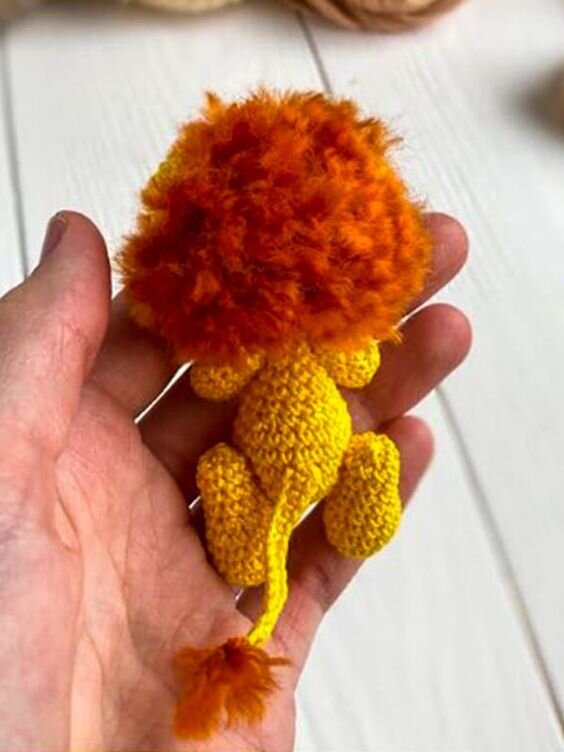 Mini Toy Amigurumi Lion Pattern 7