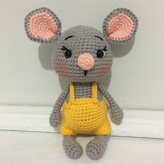 Mouse Gustavo Amigurumi Free Pattern 5