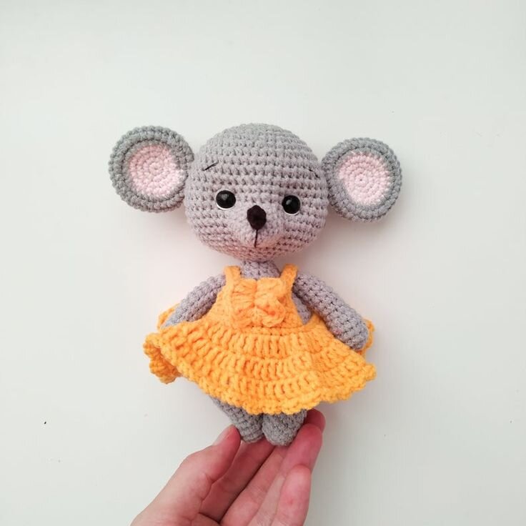 Mouse Gustavo Amigurumi Free Pattern 8