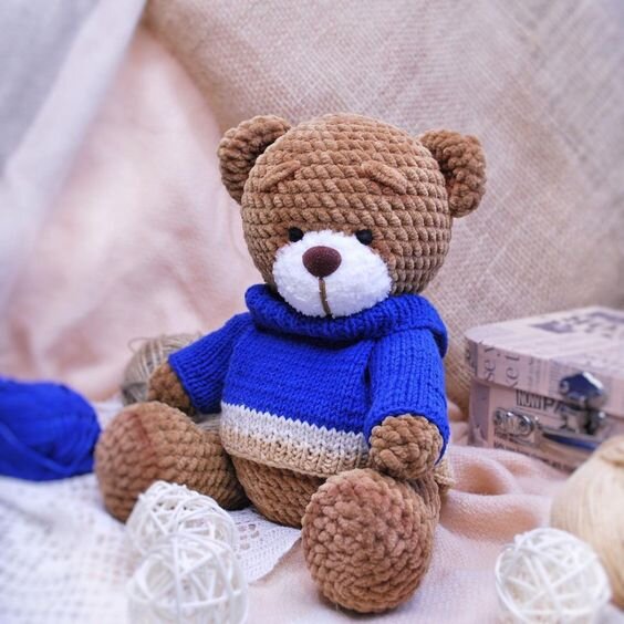 Plush Bear Amigurumi Toy Free Pattern 2