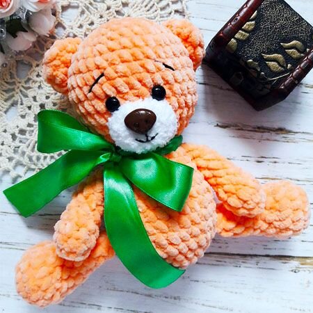 Plush Bear Amigurumi Toy Free Pattern 3