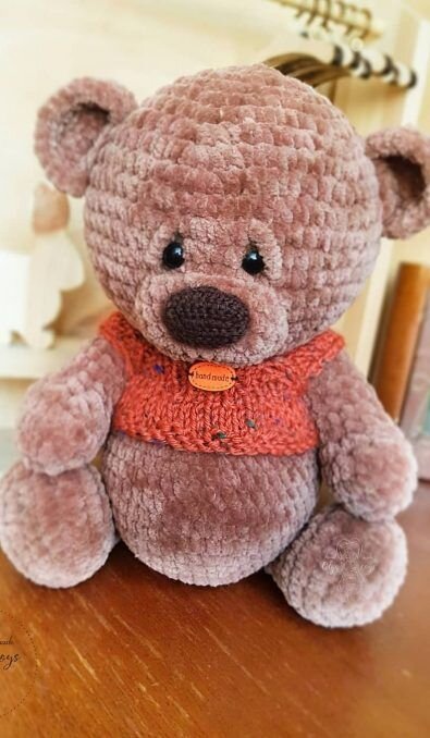 Plush Bear Amigurumi Toy Free Pattern 4