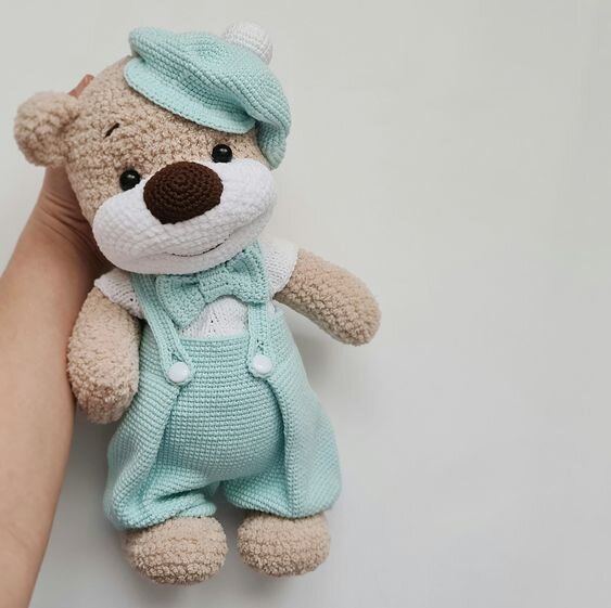 Plush Bear Amigurumi Toy Free Pattern 6