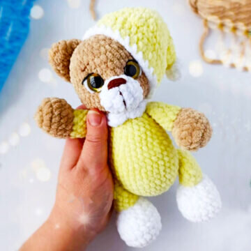 Plush Bear Amigurumi Toy Free Pattern