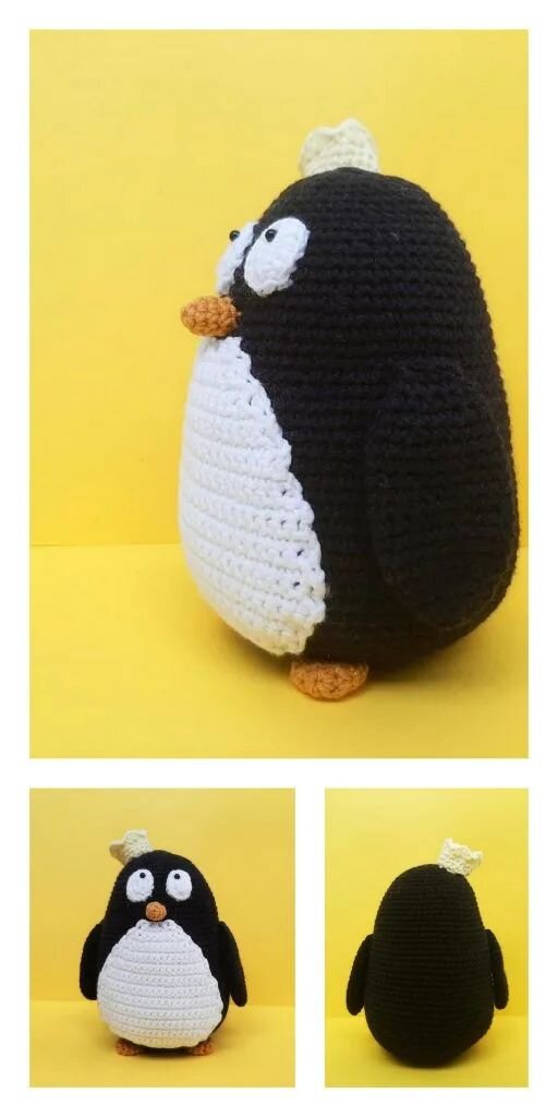 Plush Penguin Amigurumi Free Pattern 4