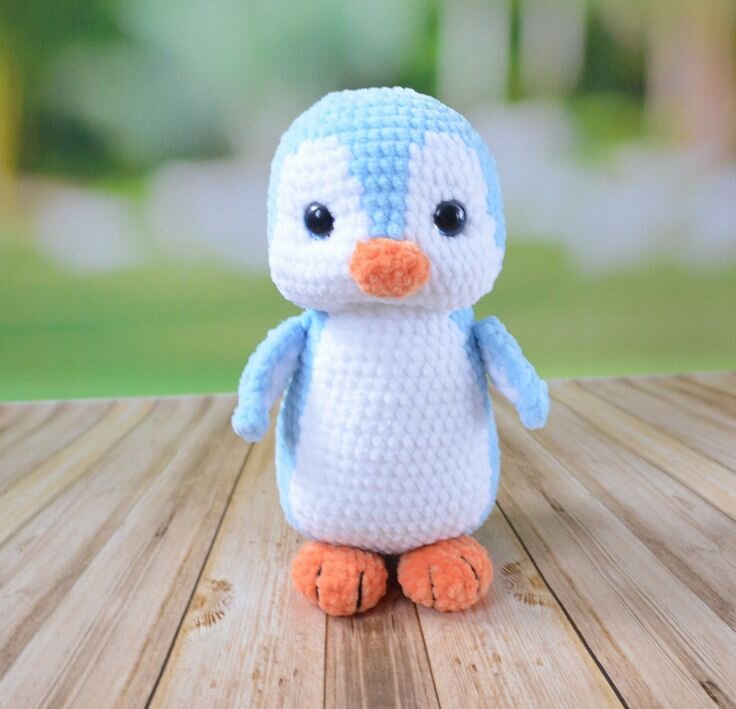 Plush Penguin Amigurumi Free Pattern 5