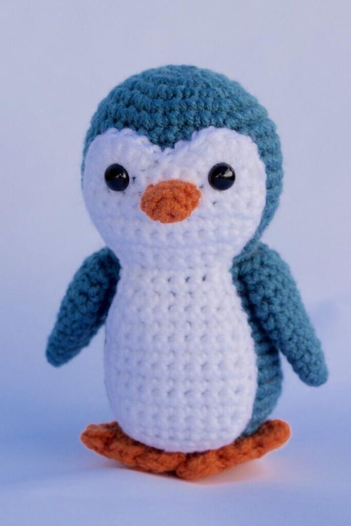 Plush Penguin Amigurumi Free Pattern 7