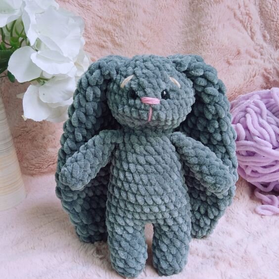 Plush Rabbits Amigurumi Free Pattern 4