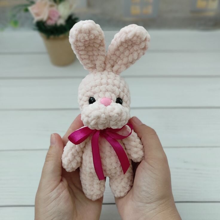 Plush Rabbits Amigurumi Free Pattern 5