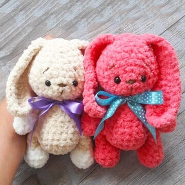 Plush Rabbits Amigurumi Free Pattern