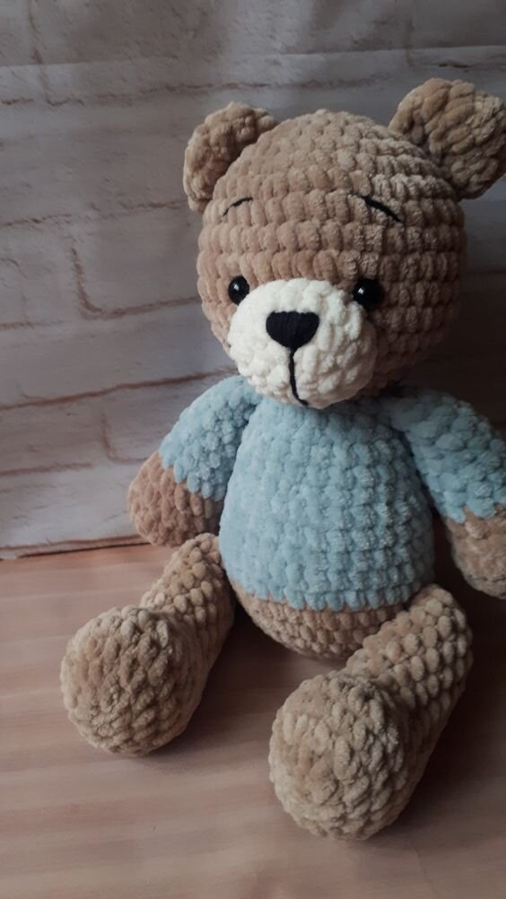 Plush Teddy Bear Amigurumi Free Pattern 10