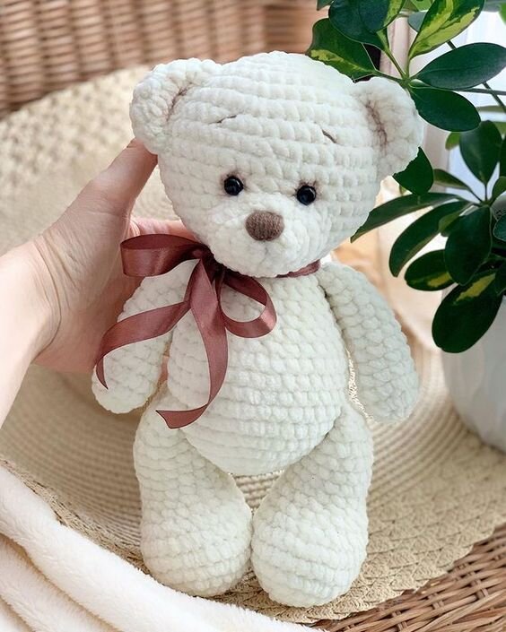 Plush Teddy Bear Amigurumi Free Pattern 3