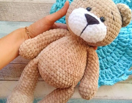 Plush Teddy Bear Amigurumi Free Pattern