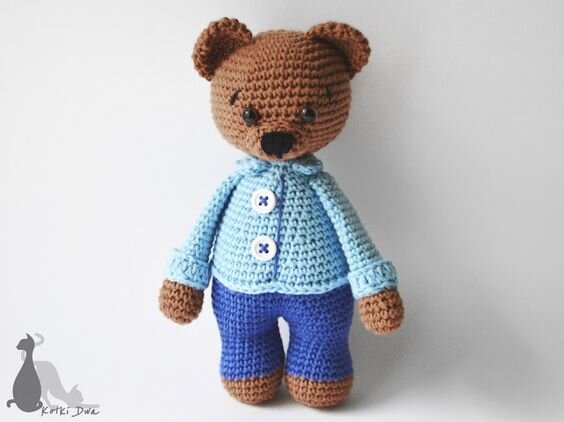 Pukhlik Bear Amigurumi Free Pattern 8