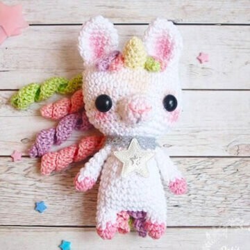 Small Toy Unicorn Free Pattern