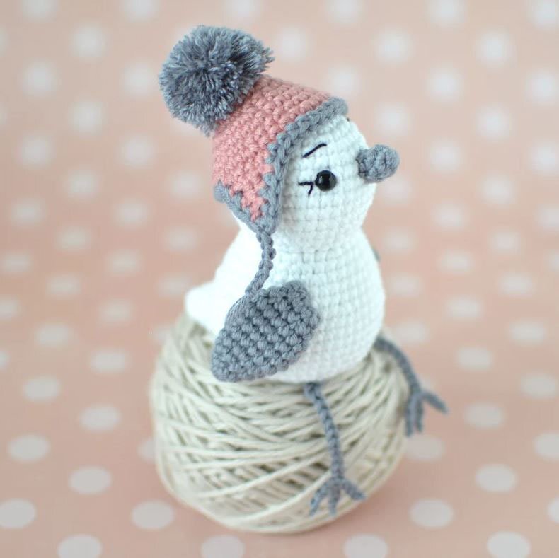 Snowbird Amigurumi Free Pattern 1