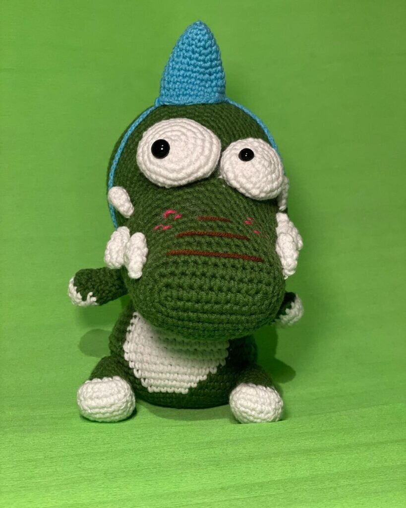 Toy Amigurumi Crocodile Free Pattern 3