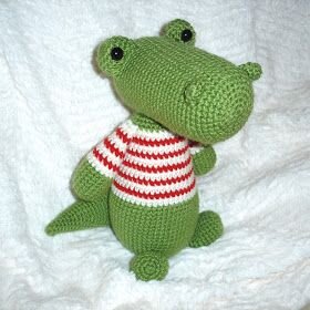 Toy Amigurumi Crocodile Free Pattern 5