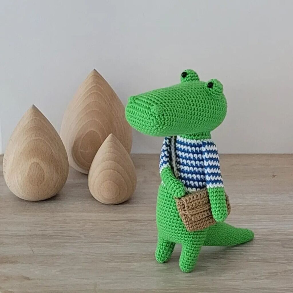 Toy Amigurumi Crocodile Free Pattern 6