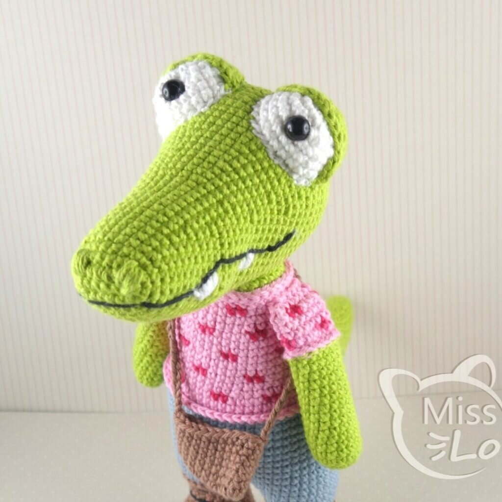 Toy Amigurumi Crocodile Free Pattern 7