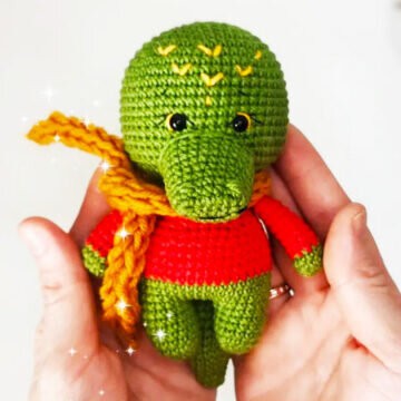 Toy Amigurumi Crocodile Free Pattern