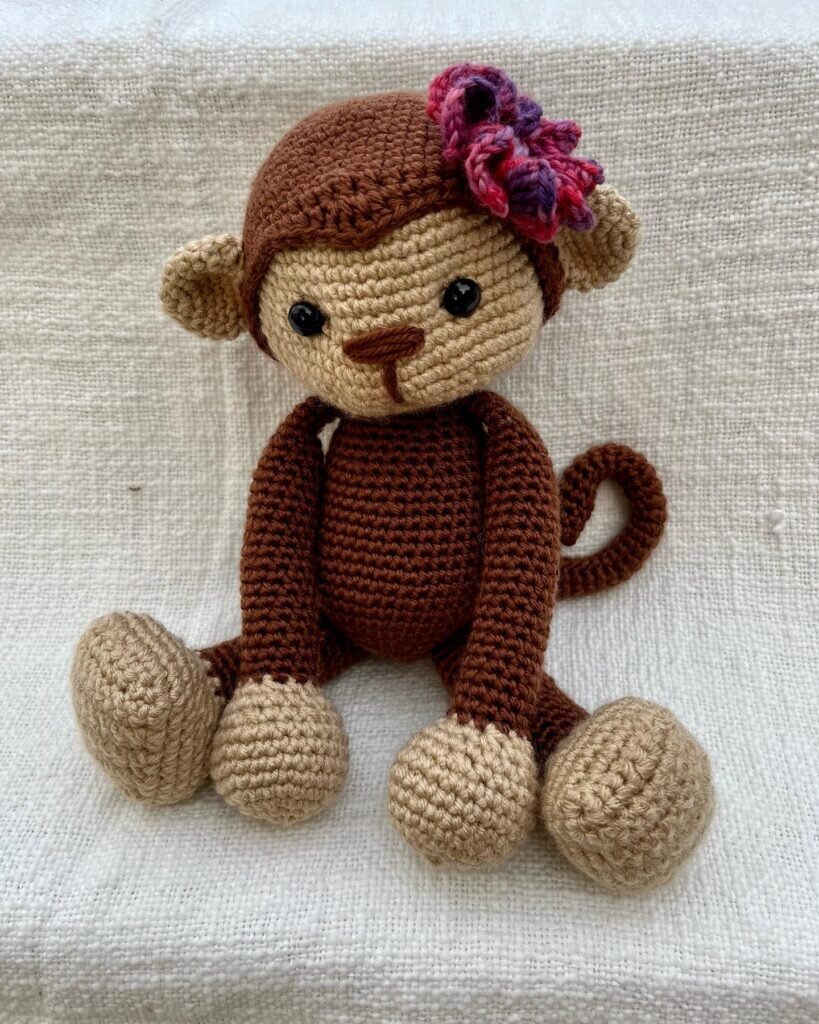 Toy Amigurumi Monkey Free Pattern 4