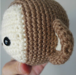 Toy Amigurumi Monkey Free Pattern 8