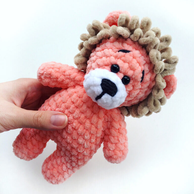 Toy Amigurumi Plush Lion Free Pattern 1