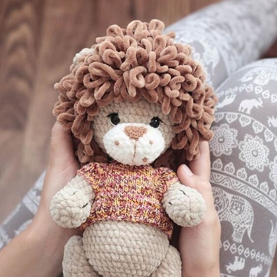 Toy Amigurumi Plush Lion Free Pattern 10