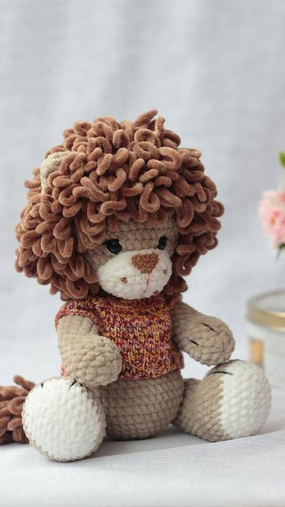 Toy Amigurumi Plush Lion Free Pattern 11