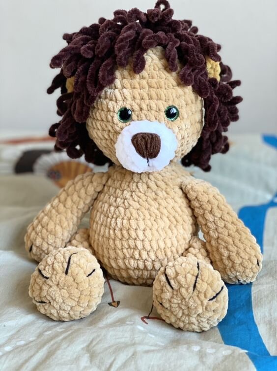 Toy Amigurumi Plush Lion Free Pattern 5