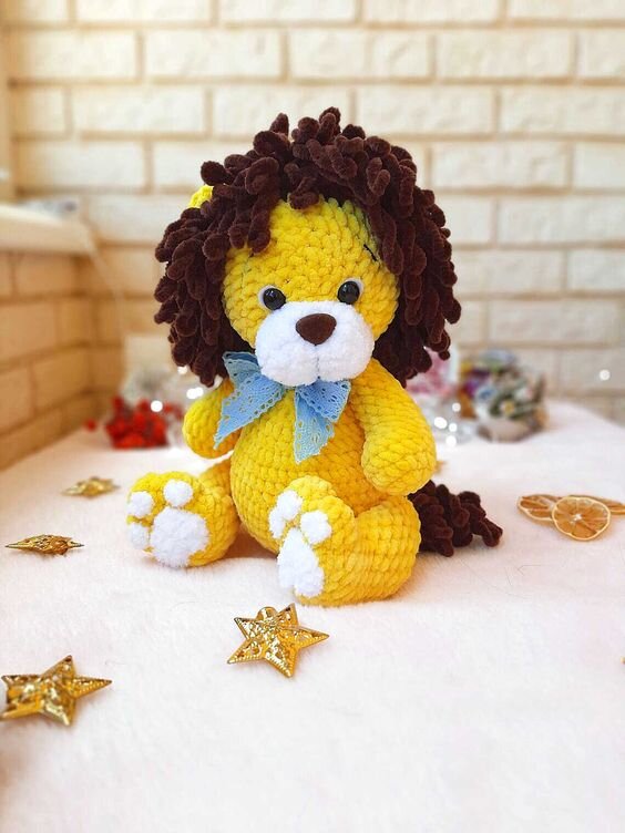 Toy Amigurumi Plush Lion Free Pattern 6