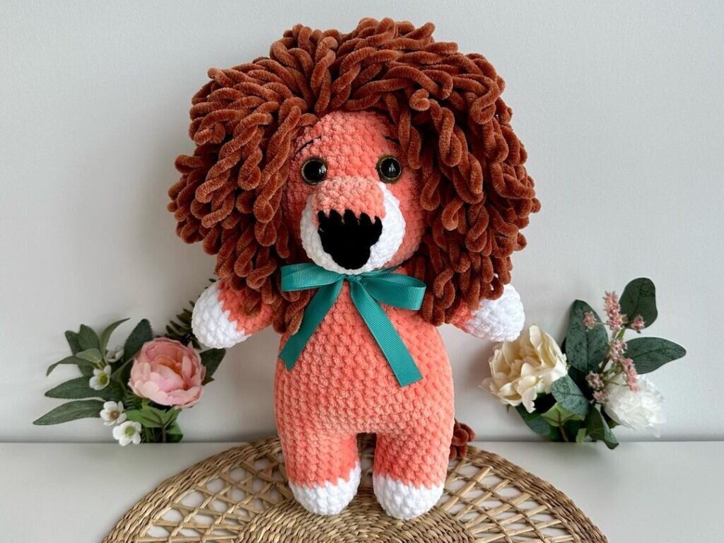 Toy Amigurumi Plush Lion Free Pattern 7