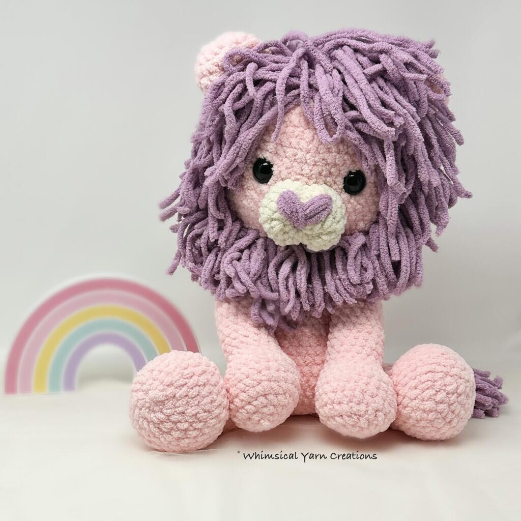 Toy Amigurumi Plush Lion Free Pattern 8