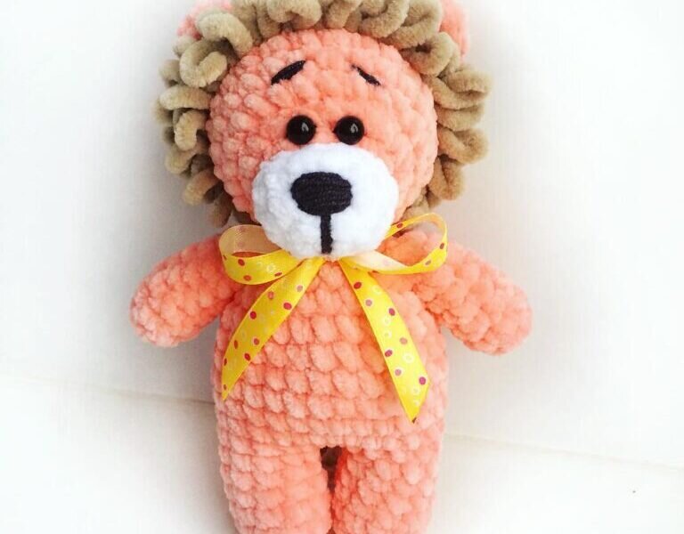 Toy Amigurumi Plush Lion Free Pattern