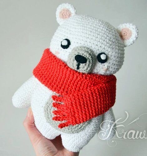 Toy Amigurumi Polar Bear Free Pattern 2