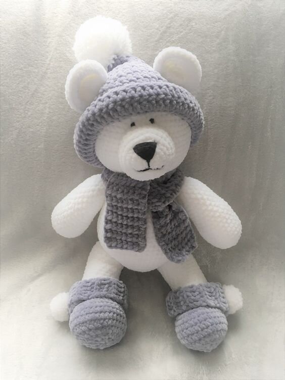 Toy Amigurumi Polar Bear Free Pattern 3