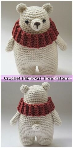 Toy Amigurumi Polar Bear Free Pattern 4