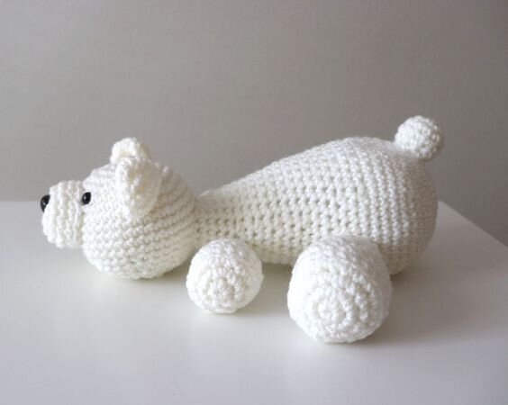 Toy Amigurumi Polar Bear Free Pattern 6