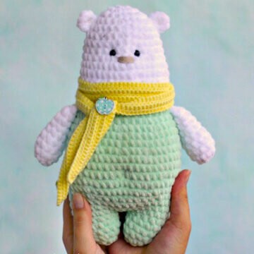 Toy Amigurumi Polar Bear Free Pattern