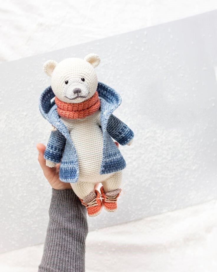 Toy Amigurumi Polar Bear Free Pattern 1