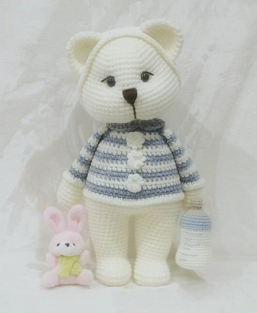 Toy Amigurumi Polar Bear Free Pattern 5