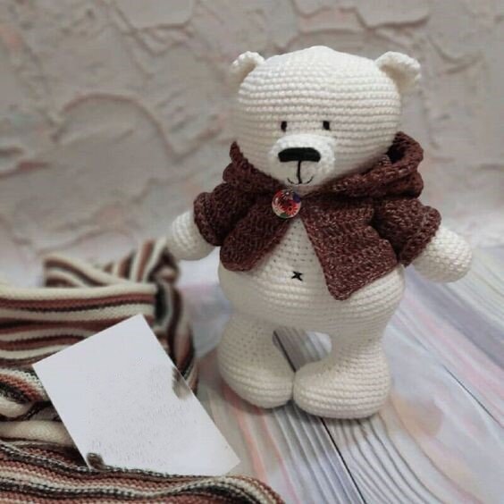 Toy Amigurumi Polar Bear Free Pattern 6