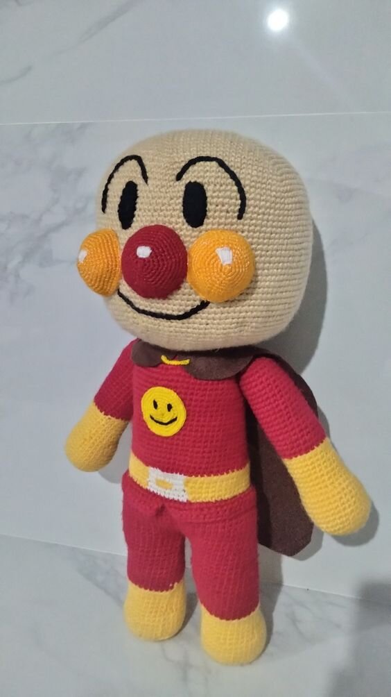 Toy Anpaman Amigurumi Free Pattern 1