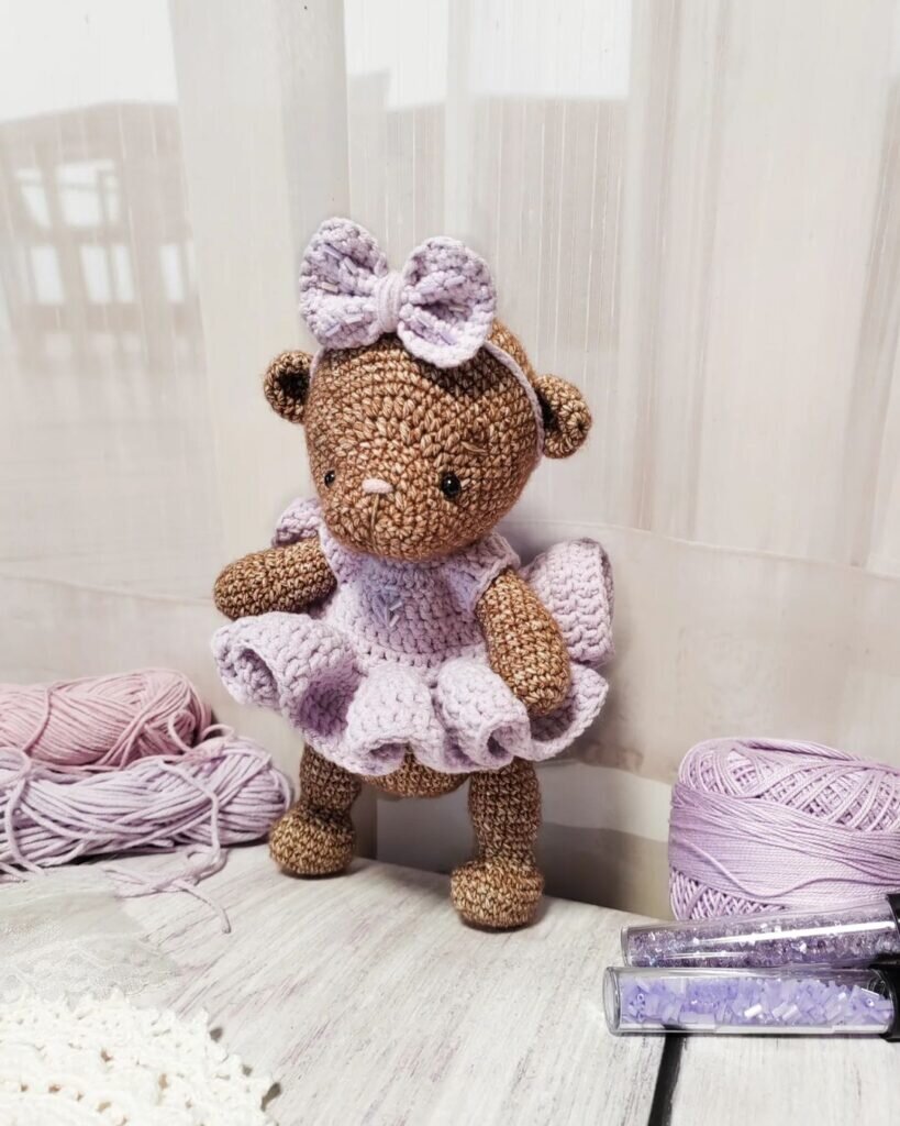 Toy Ballerina Bear Free Pattern 2