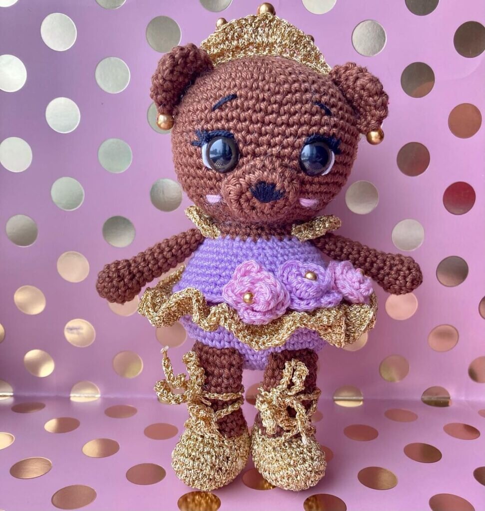 Toy Ballerina Bear Free Pattern 3