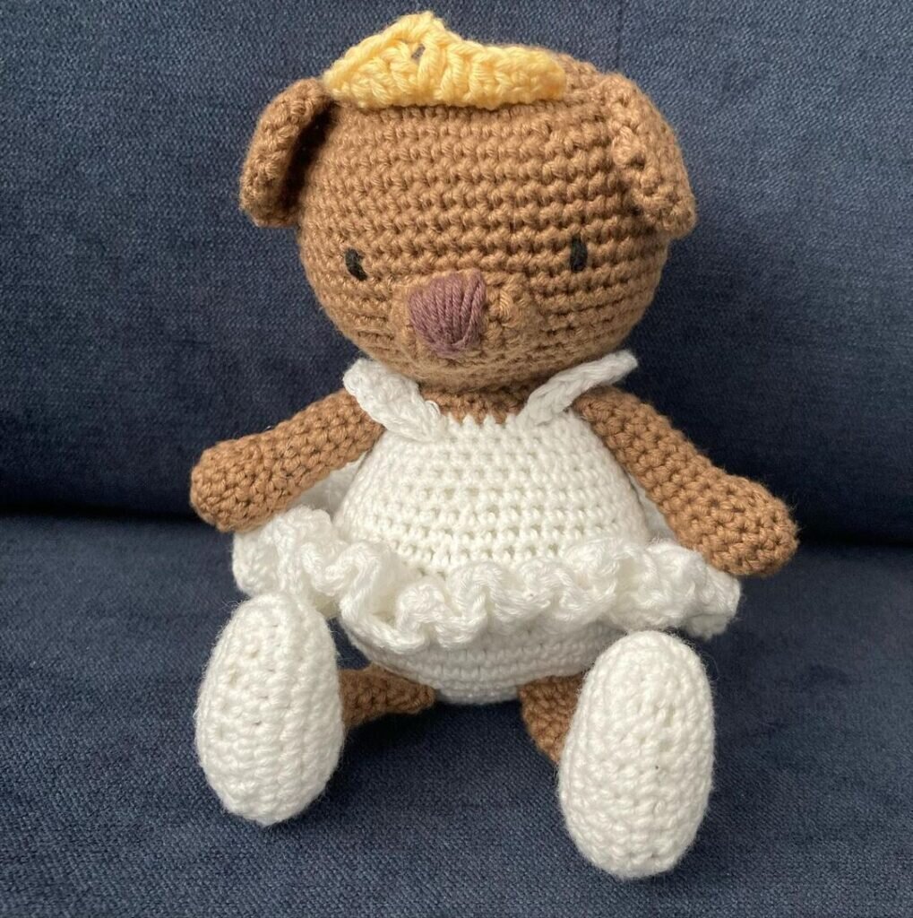 Toy Ballerina Bear Free Pattern 4