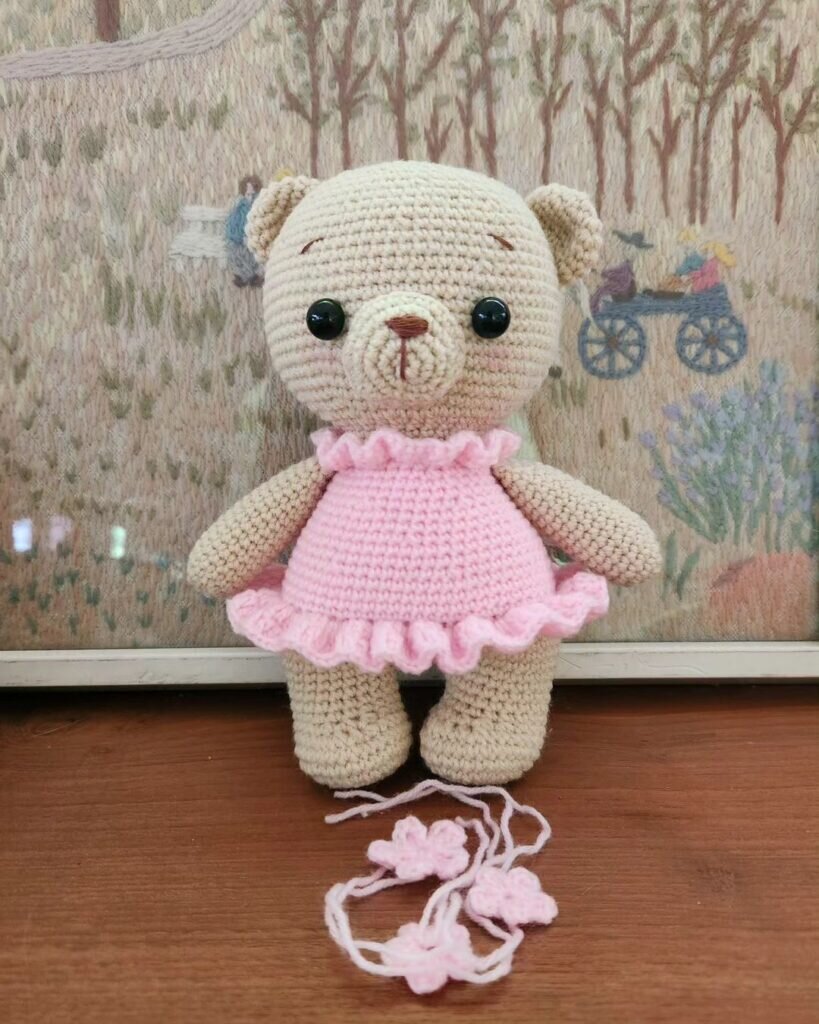 Toy Ballerina Bear Free Pattern 6